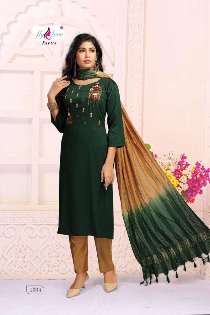 Fly Free Zian Ethnic Wear Fancy Designer Ready Made Dress Collection